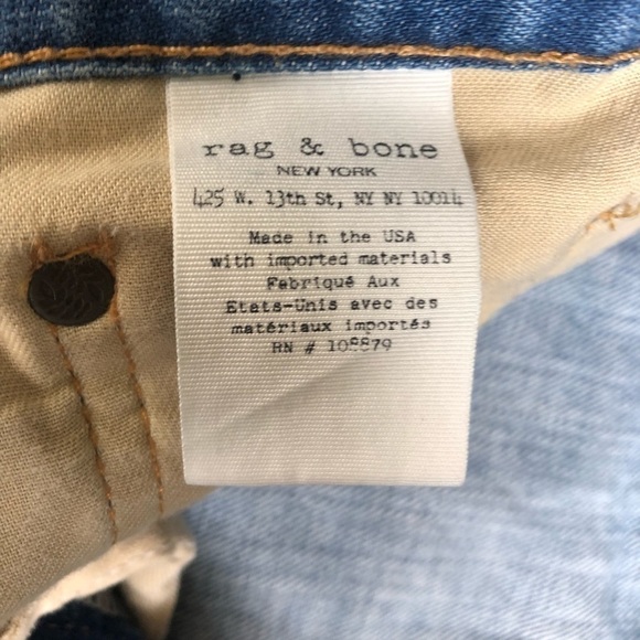 Rag & Bone Modele buttonfly shorts in Ombré size 28 - Picture 4 of 5